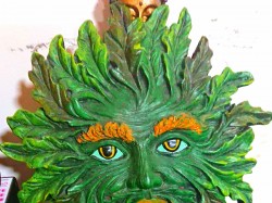 Da green man theory of his cooperation with mother nature to maintain forestry and adhibit fertility 